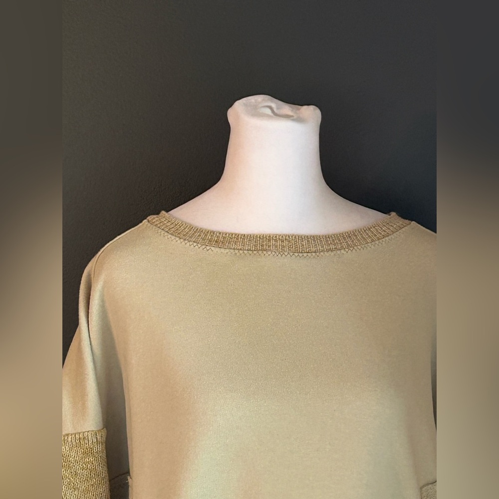 Free People New Flow Solid Sweat Pullover Knit Sw… - image 6